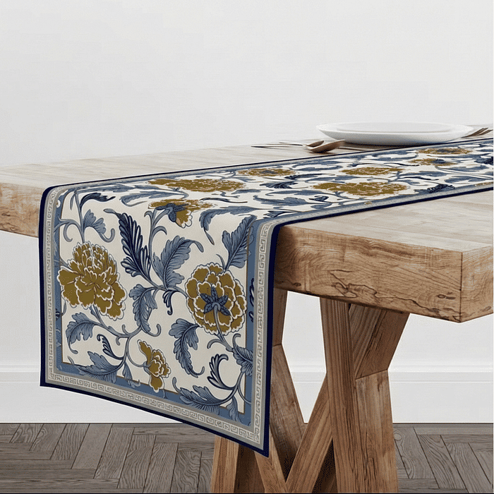 Trilho de Mesa Caminho de Mesa Diala Marinho - 50x140cm -   