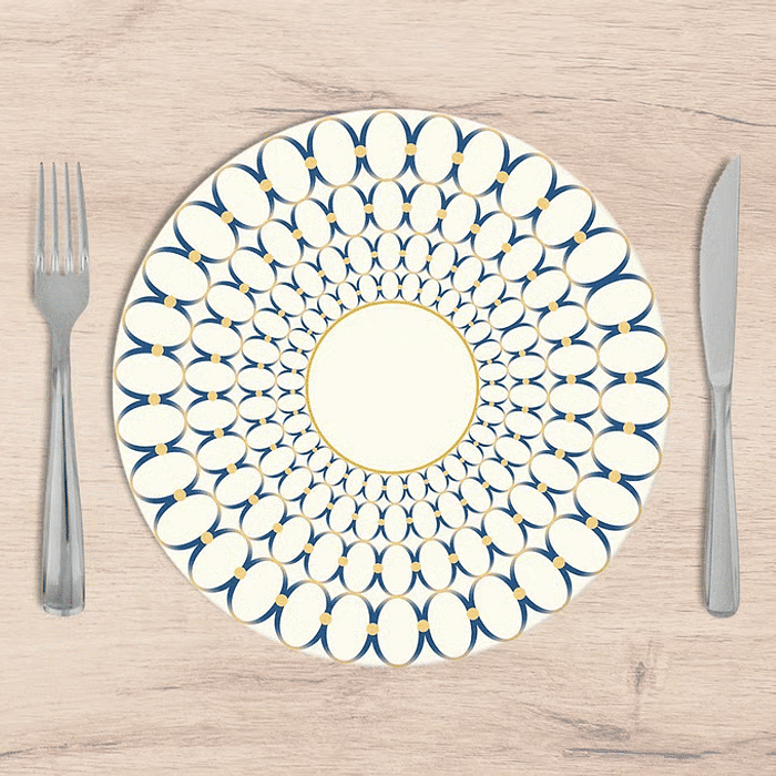 Kit: 4 Capas de SOUSPLAT Redondo Dangelo - 35x35 -   