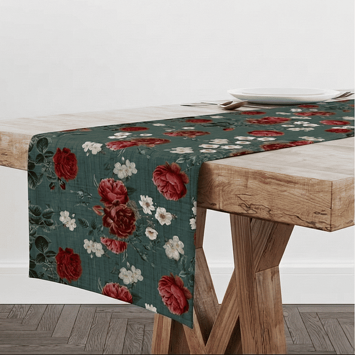 Trilho de Mesa Caminho de Mesa Dulce Verde - 50x140cm -