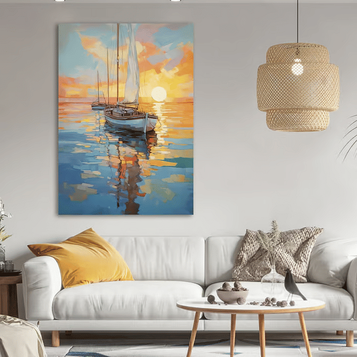 Telas Decorativas Grande Caravelas