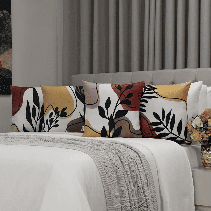 Kit: 4 Capas de Almofada Decorativas Pacific Island 