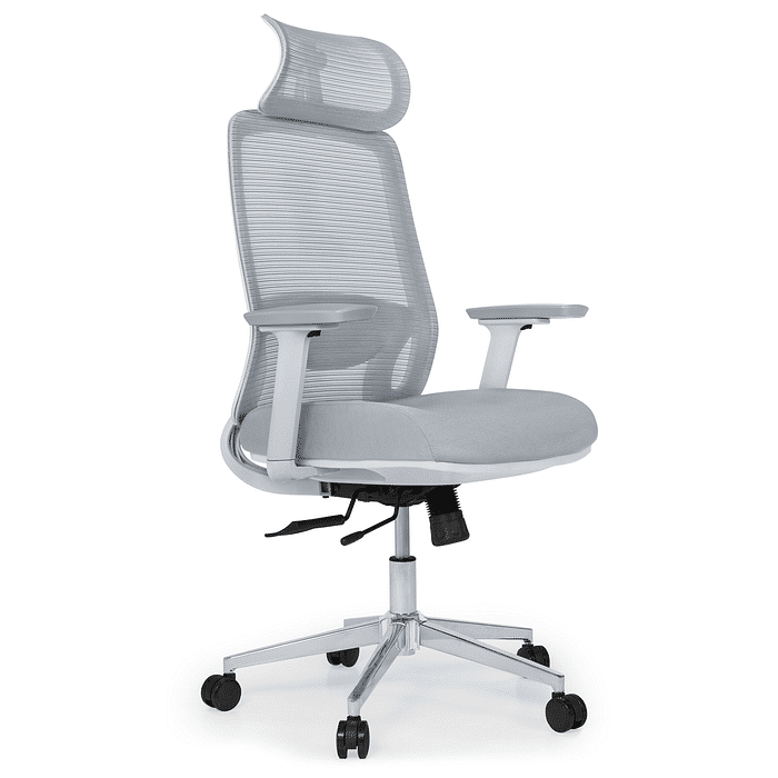 Cadeira de Escritório Ergonômica Nexus Giratória em Tela Mesh com Apoio de Cabeça Frontal