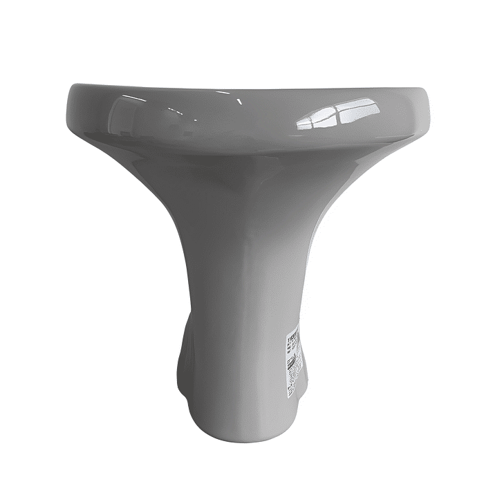 Vaso Sanitário Convencional Parati Cinza Cromo Logasa