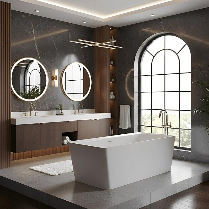 Banheira Freestanding Branca Roca Ona A248629000