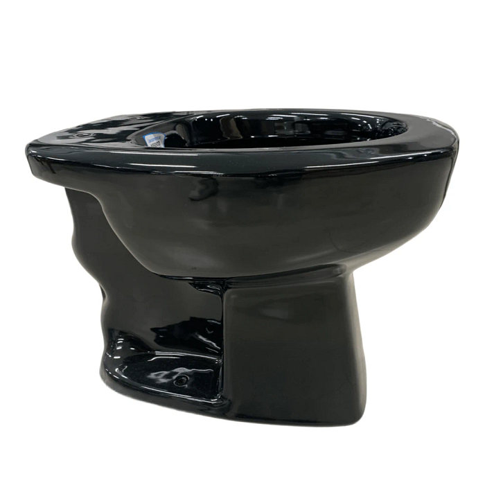 Kit Completo Vaso Sanitário Convencional Thema Preto Incepa