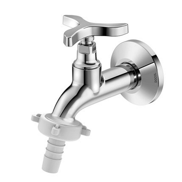 Torneira Para Jardim Com Bico Nova Pertutti 1130 1/2 e 3/4 903706 Docol