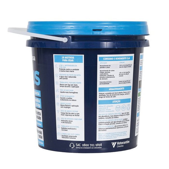 Aditivo Impermeabilizante Imperplus 3,6 Litros