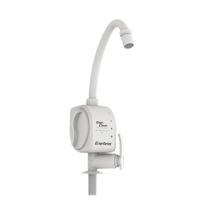 Torneira Elétrica Para Parede Enerclean Branca 5500W 220V