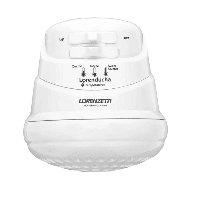Chuveiro Lorenducha Lorenzetti 220V 6800W Sem Haste