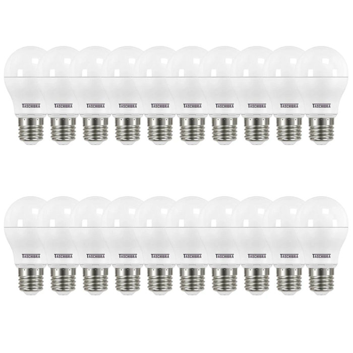 Kit Com 20Pçs Lâmpada Led 12W TKL80 3000K Taschibra
