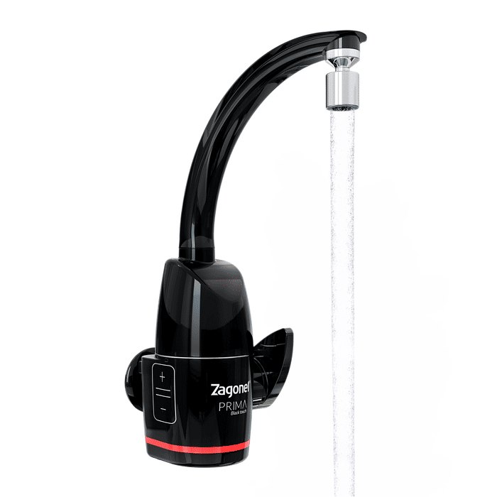 Torneira Elétrica Prima Touch Preta 5500W 220V Zagonel