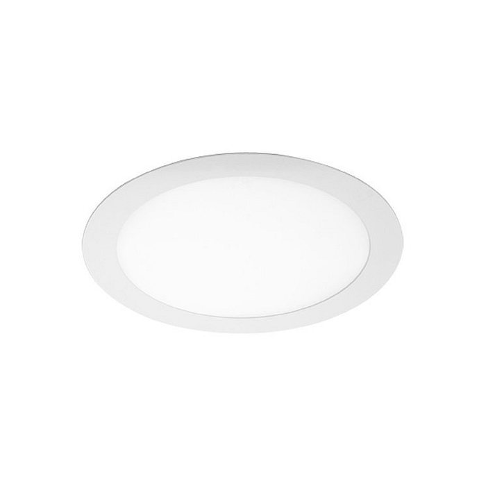 Painel de Led Embutir Redondo 12W 6500K Taschibra Bivolt 110V/220V