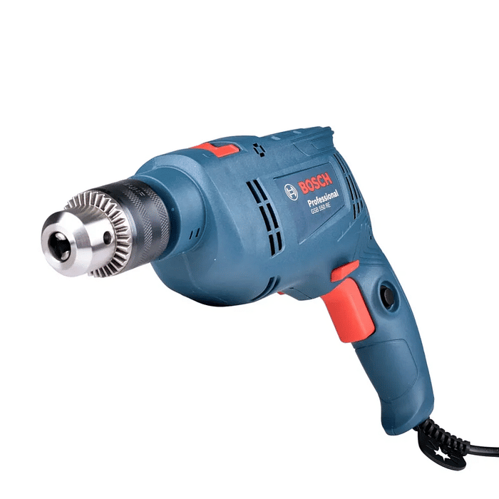 Furadeira Impacto Bosch GSB 550 RE Kit Com 14 Peças