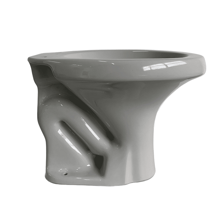 Vaso Sanitário Convencional Parati Cinza Cromo Logasa