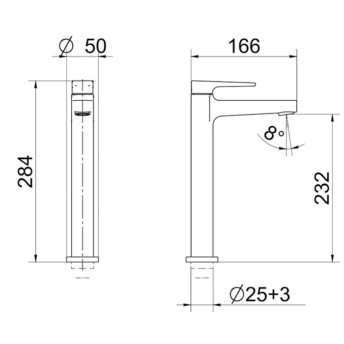 Torneira Para Lavatorio Lift Bica Alta Docol 872006