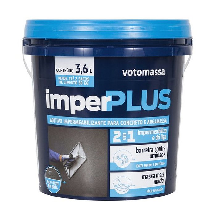 Aditivo Impermeabilizante Imperplus 3,6 Litros