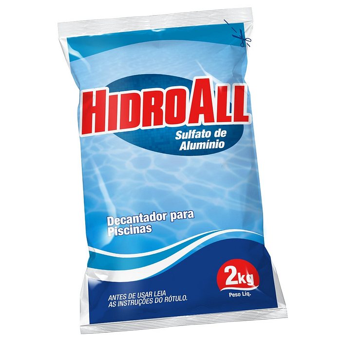 Decantador Para Piscinas de Sulfato de Alumínio 2 KG