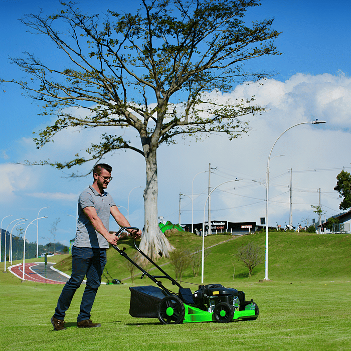 Cortador de Grama a Gasolina LF-55C 6,5HP 4 Tempos Com Recolhedor Trapp