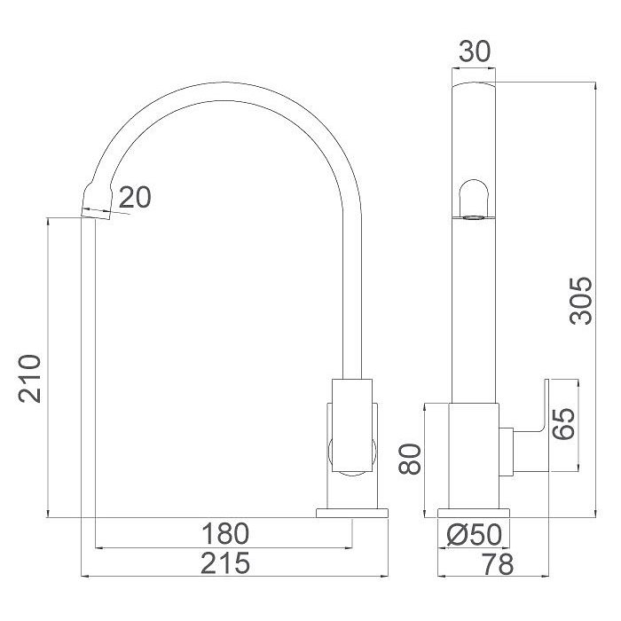 Torneira Para Lavatório Loren Vogue 1195 C98 Lorenzetti