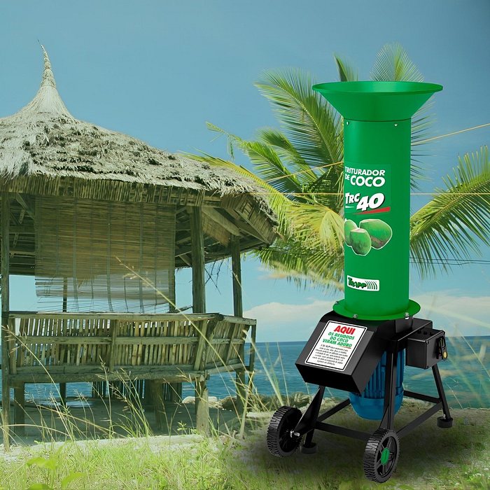 Triturador de Coco TRC-40 Com Motor 5CV Monofásico 220V Trapp