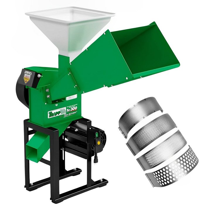 Triturador Forrageiro TRF-300 Super Com Motor de 3HP Monofásico 220V Trapp