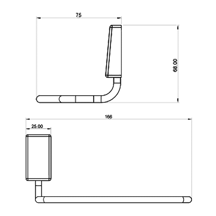 Toalheiro Argola LorenWay Cromado Lorenzetti