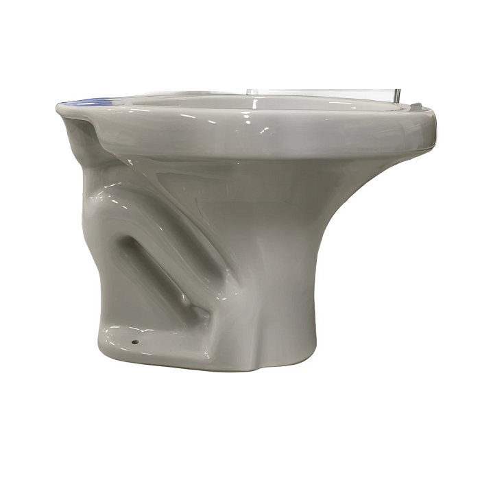 Kit Completo Vaso Sanitário Convencional Parati Cinza Cromo Logasa