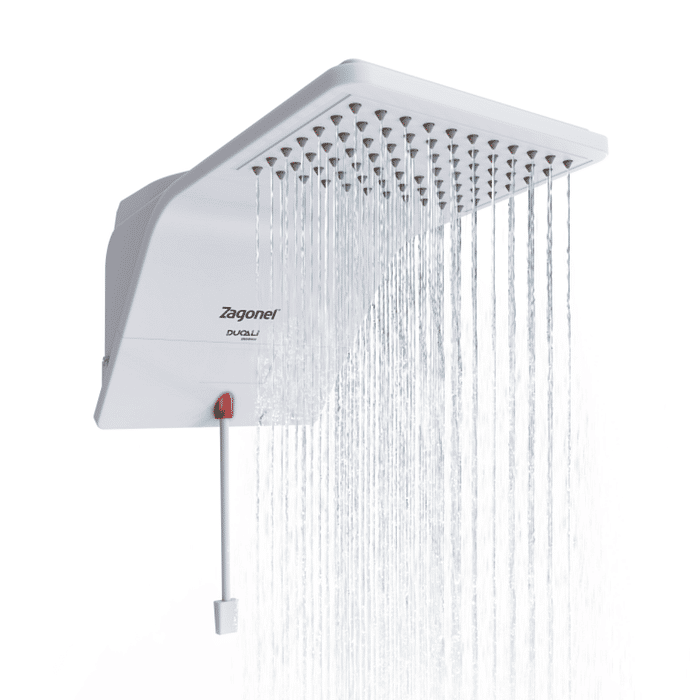 Chuveiro Ducha Ducali Eletrônica Branco Zagonel 7500W 220V