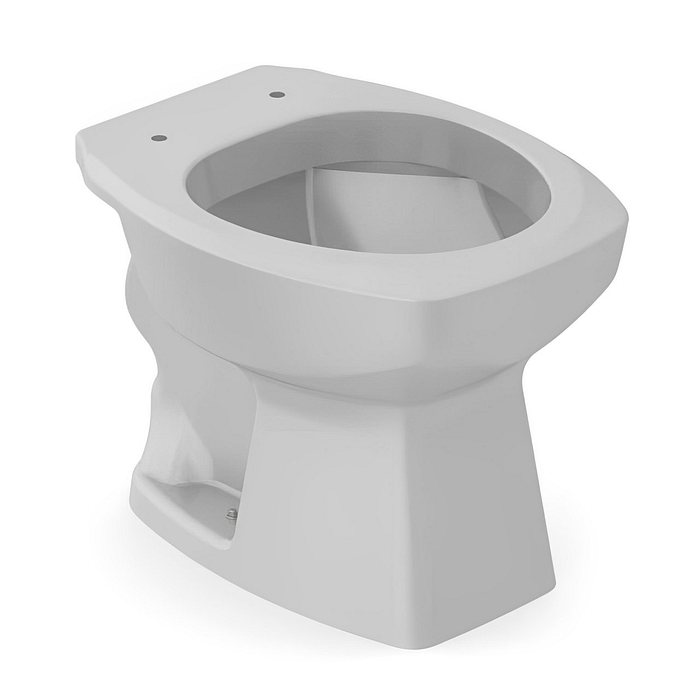 Kit Completo Vaso Sanitário Convencional Thema Cinza Platina Incepa