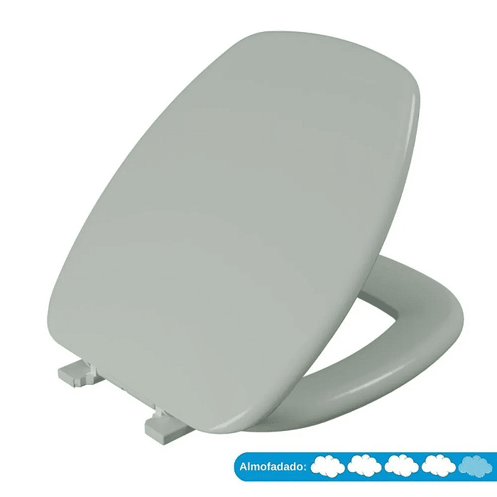 Assento Sanitário Almofadado Thema Verde Acqua  TTH/K