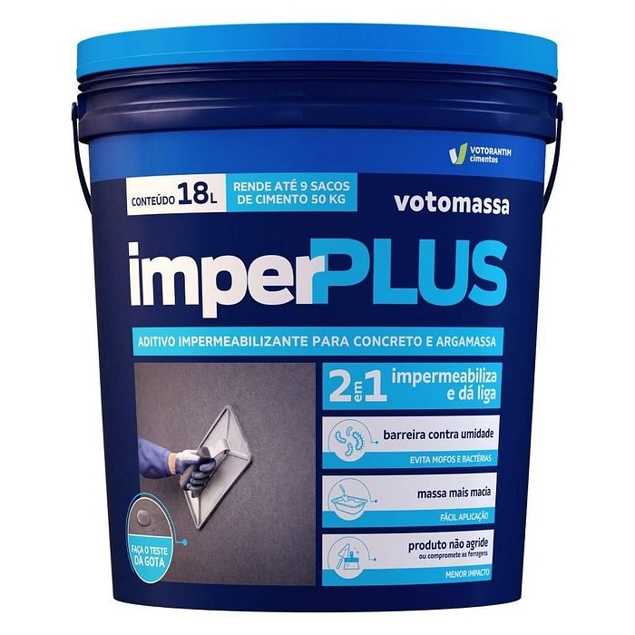 Aditivo Impermeabilizante Imperplus 18 Litros