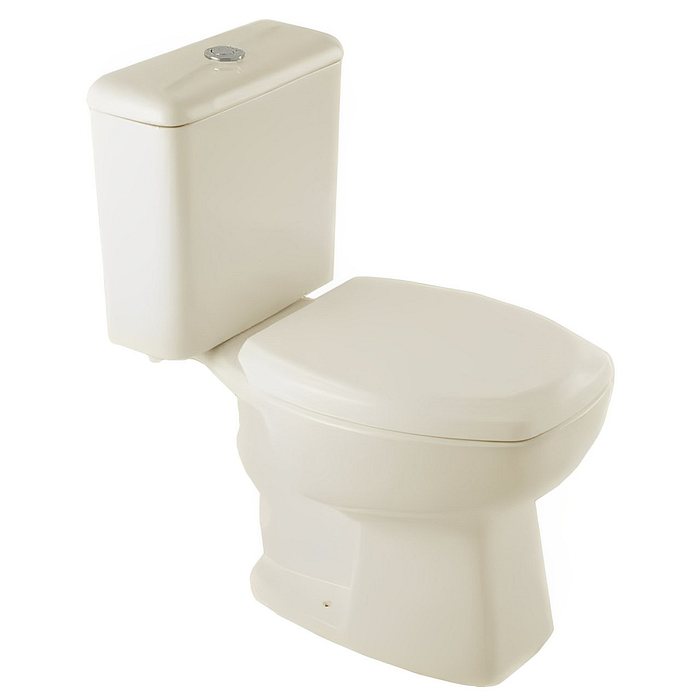 Kit Vaso Sanitário Thema Bege com Caixa Acoplada Incepa