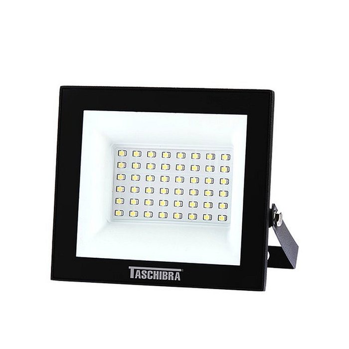 Refletor TR Led 50W Preto Com Luz Verde