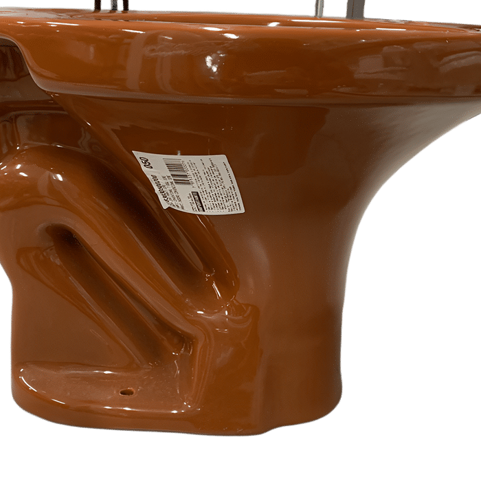 Kit Completo Vaso Sanitário Convencional Parati Caramelo / Marrom Logasa