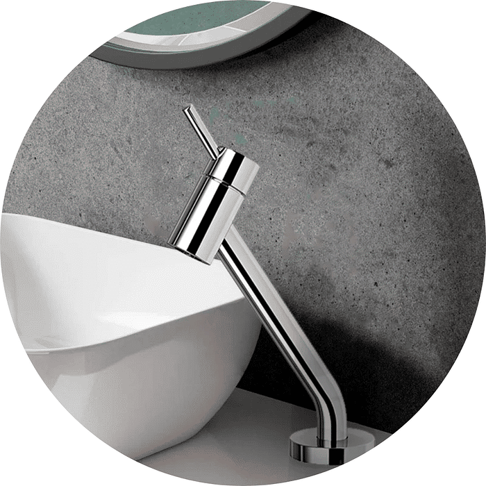 Torneira Lavatório Mesa Bica Baixa 45 Loggica 90011064006