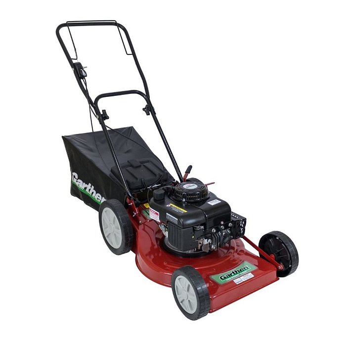 Máquina de Cortar Grama Gasolina 3,5HP 4 Tempos Com Recolhedor Garthen