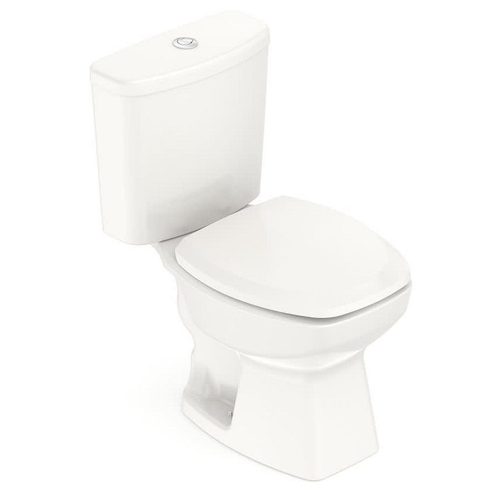 Kit Completo Vaso Sanitário Thema Biscuit / Bege Com Caixa Acoplada Incepa