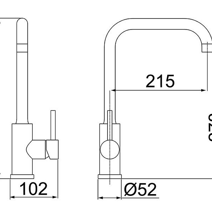 Misturador Monocomando De Mesa Loren Loft Lorenzetti 2257 N82