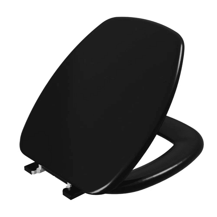 Assento Sanitário Almofadado Thema Preto TTH/K