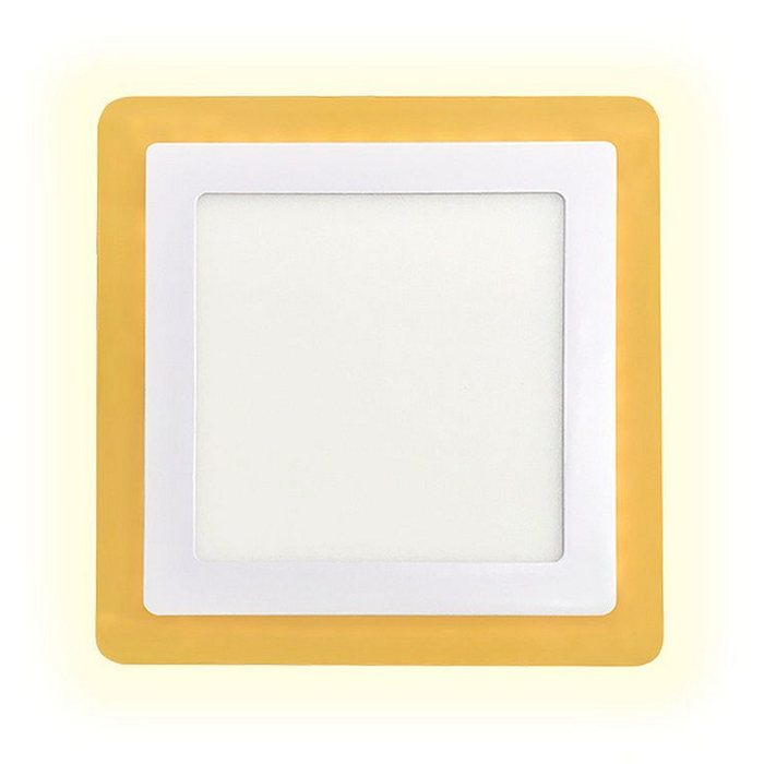 Painel de Led Embutir Dual Color 18W+6W Quadrado Taschibra Bivolt 110V/220V