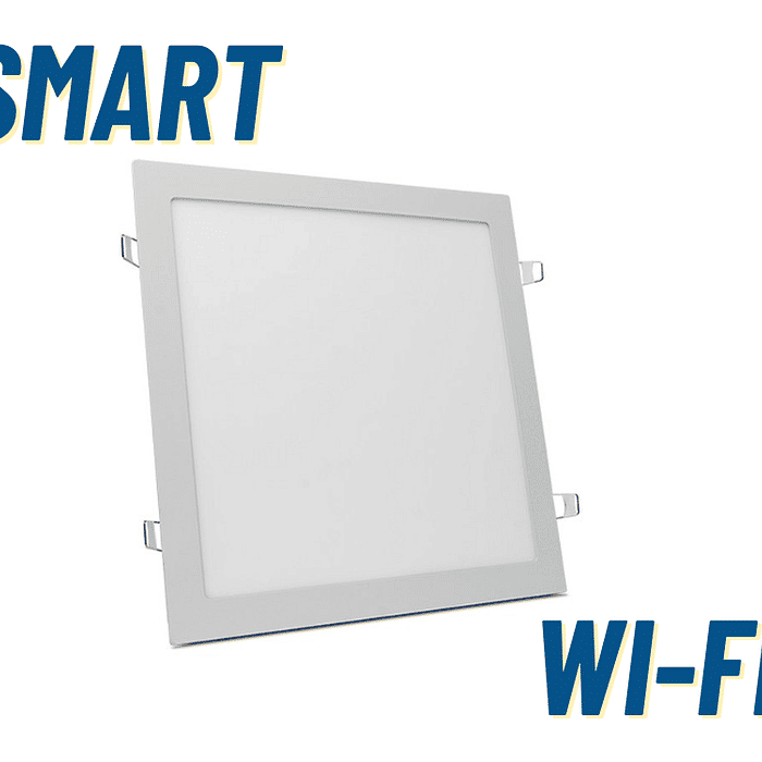 Painel Smart Wi-fi Led 18W Quadrado Embutir CCT Taschibra Bivolt 110V/220V