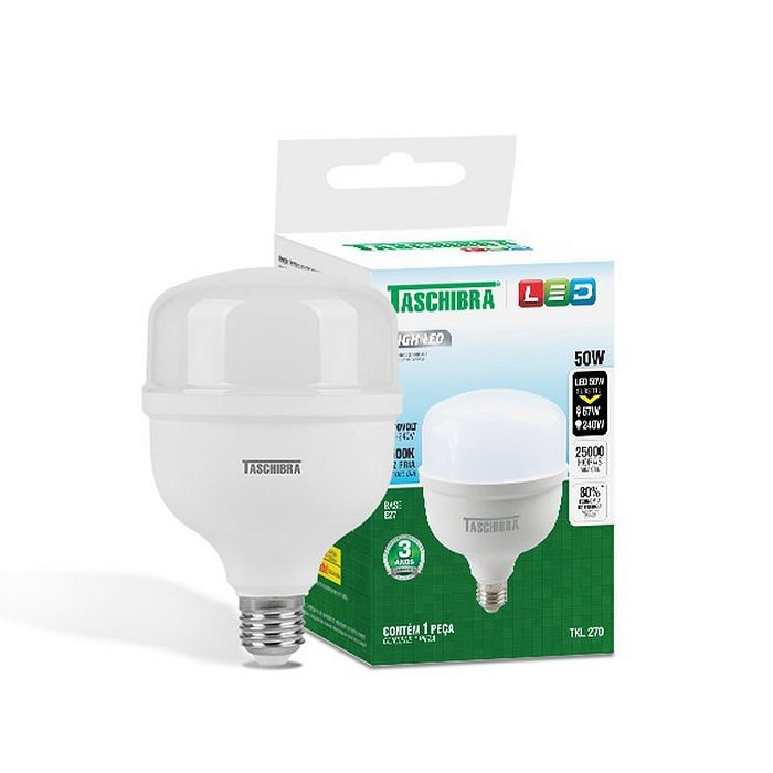 Lâmpada Led 50W TKL270 6500K Taschibra