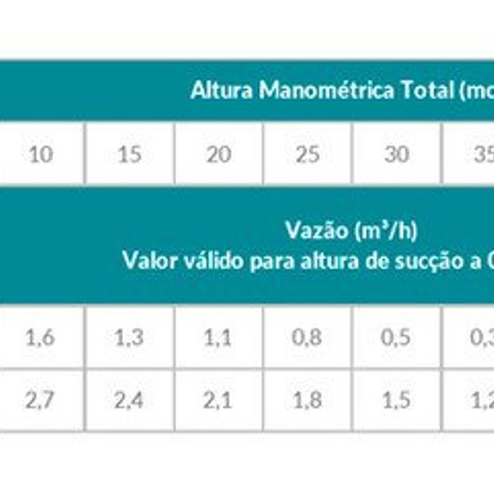 Motobomba Periférica Auto-Aspirante APSM75L 1CV