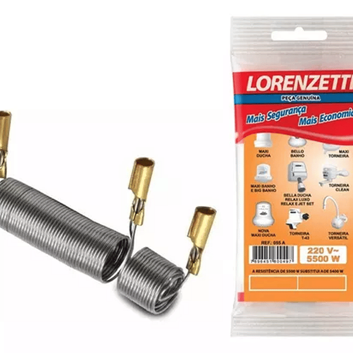 Resistência Para Torneiras e Chuveiros Lorenzetti 5500W 220V
