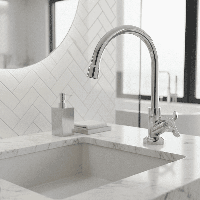 Torneira de Mesa Para Lavatório Bica Alta Docol Pertutti 90009039006