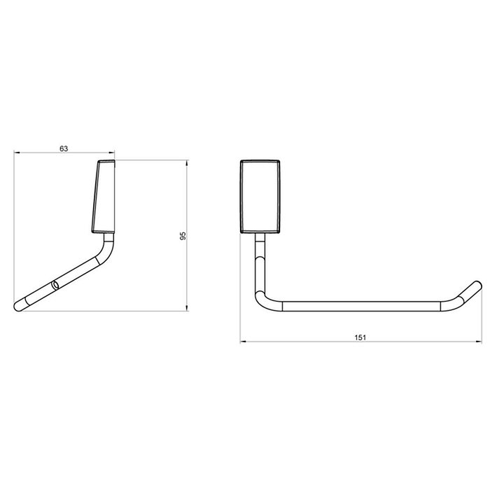 Papeleira LorenWay Cromado Lorenzetti