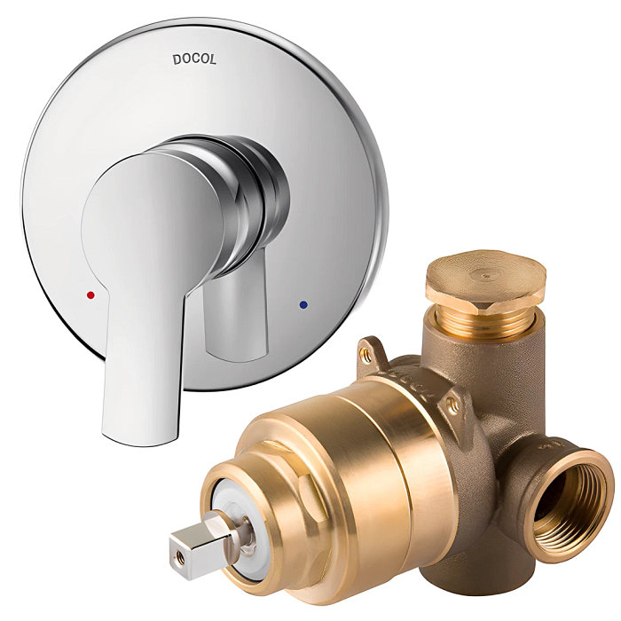 Base Monocomando 3/4  Com Acabamento Docol Chess / Galli