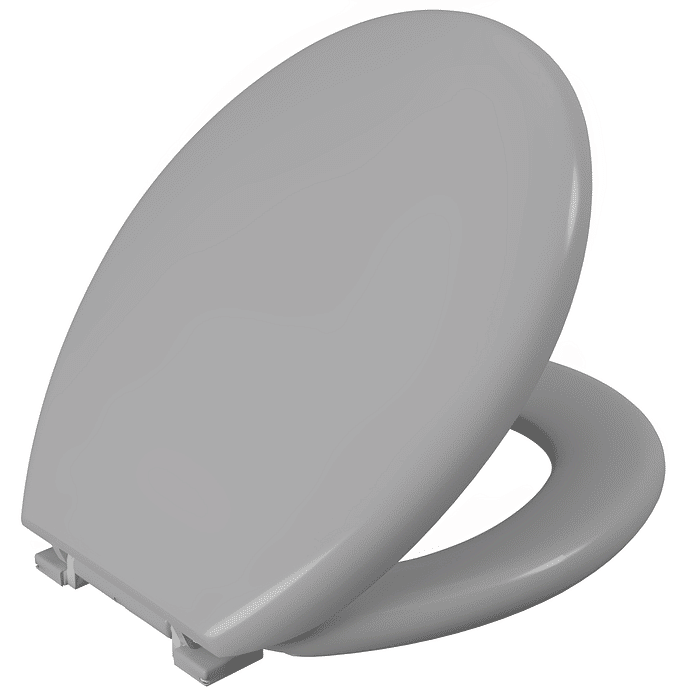 Assento Sanitário Almofadado Para Vaso Convencional Cinza TPK/AS*CZ2 Astra