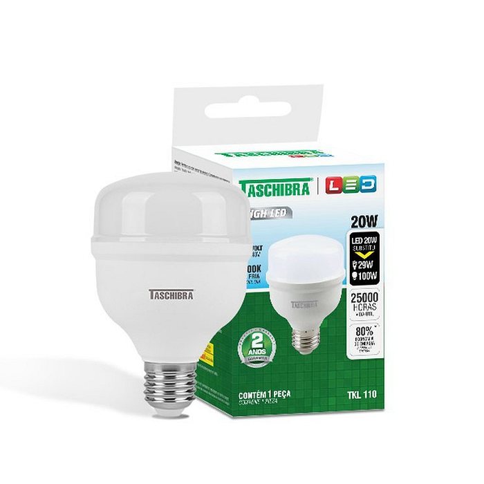 Lâmpada Led 20W TKL110 6500K Taschibra