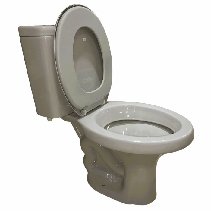 Kit Completo Vaso Sanitário Parati Com Caixa Acoplada Cinza Cromo Logasa